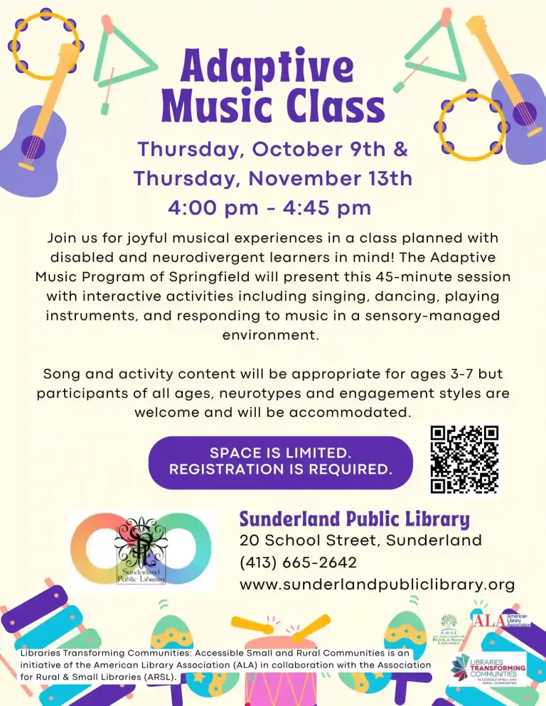 adaptive music class Sunderland 2025