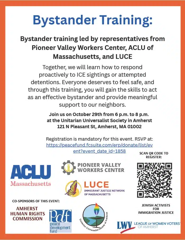 bystander training in Amherst