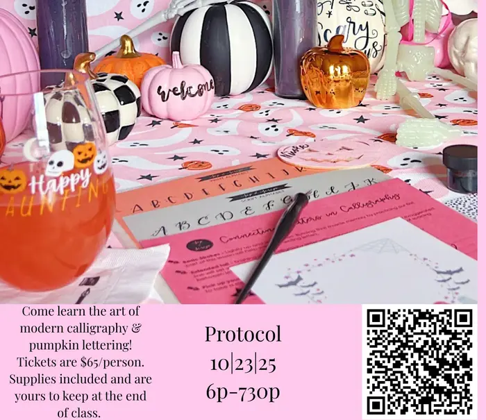 calligraphy class in Amherst