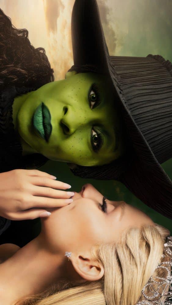 Cynthia Erivo and Ariana Grande in a promotional poster for 'Wicked.'