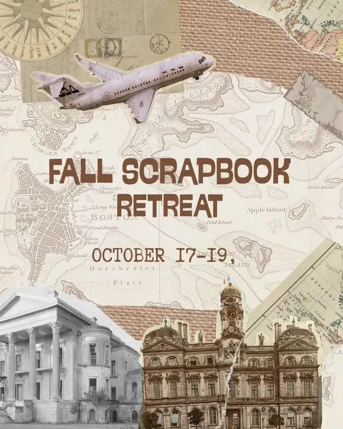 scrapbook retreat in Shutesbury