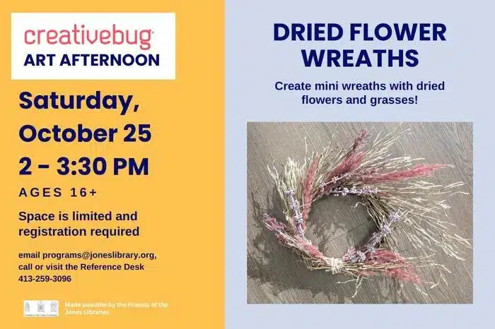 wreath workshop in Amherst