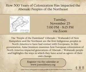Abenaki history presentation 2025