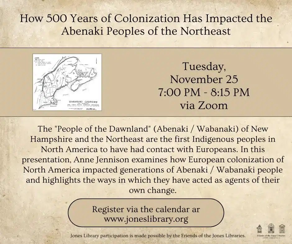 Abenaki history presentation 2025