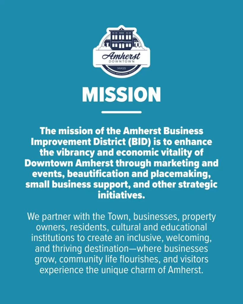 Amherst BID annual meeting 2025