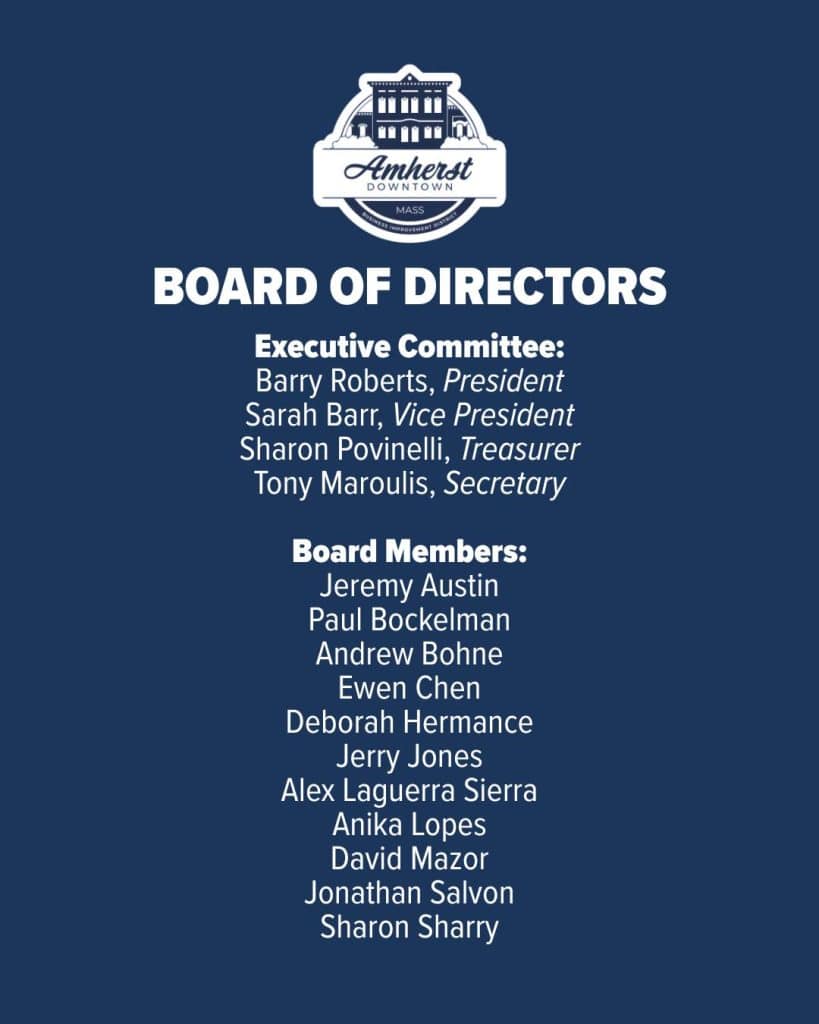 Amherst BID annual meeting 2025