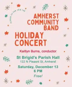 Amherst Community Band Holiday Concert