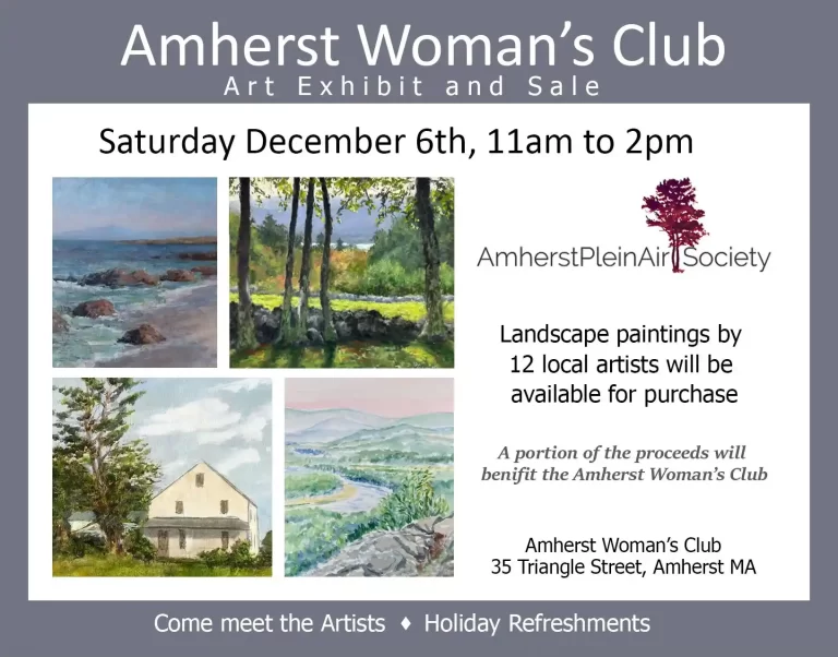 Amherst Woman’s Club art exhibit