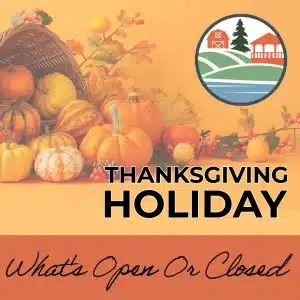 Belchertown Thanksgiving hours 2025