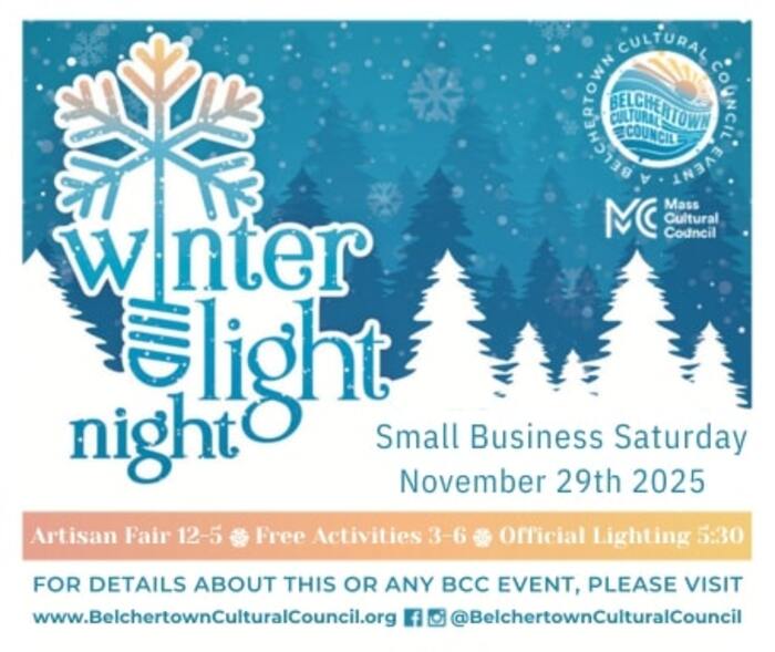 Winter Light Night 2025 in Belchertown