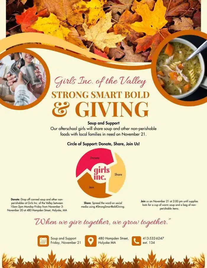 Girls Inc. food drive