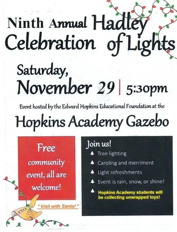 Hadley Celebration of Lights 2025