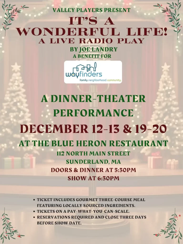 It's a Wonderful Life dinner theater Sunderland 2025