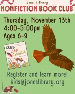 Jones Library Nonfiction Book Club