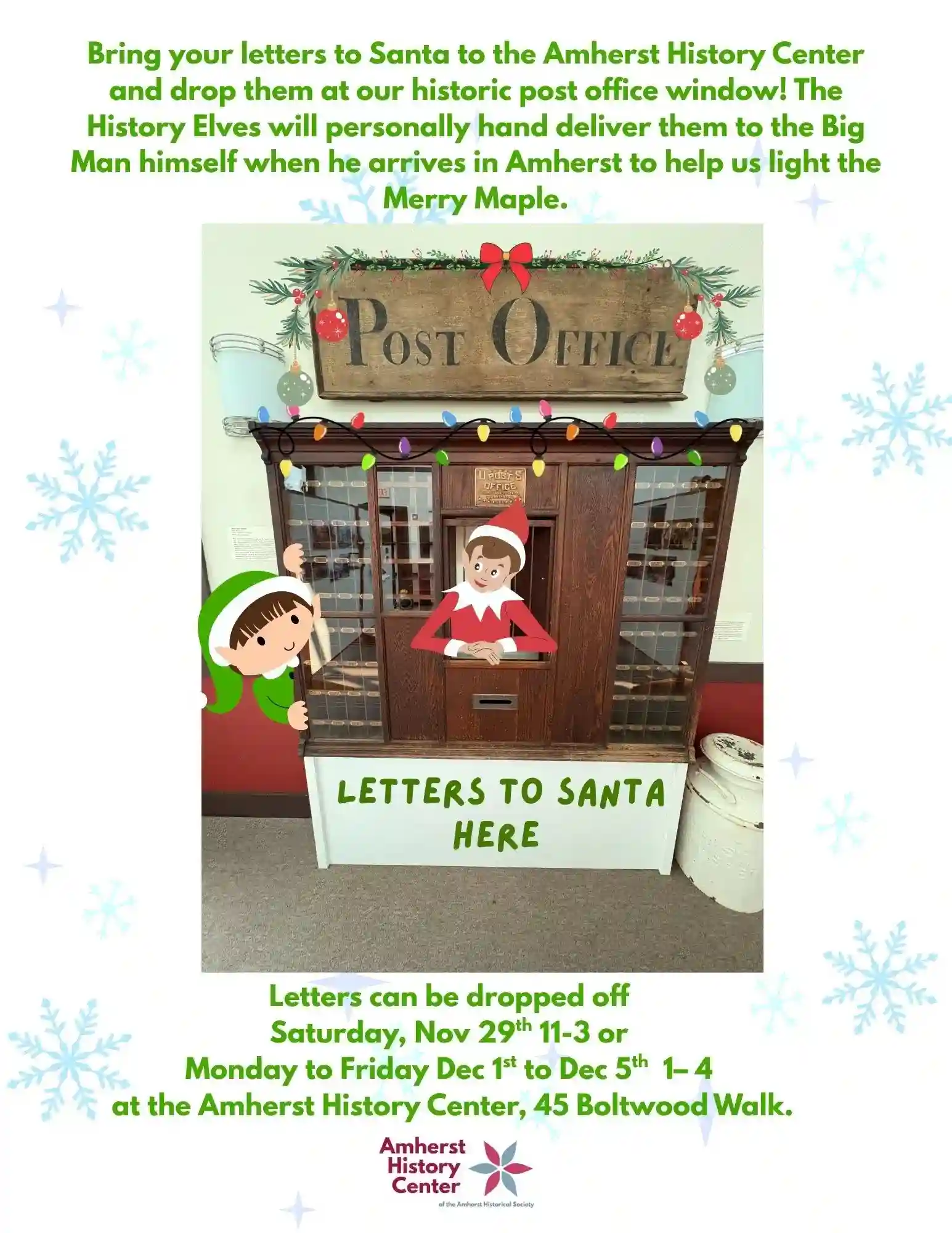 Letters to Santa Amherst History Center 2025