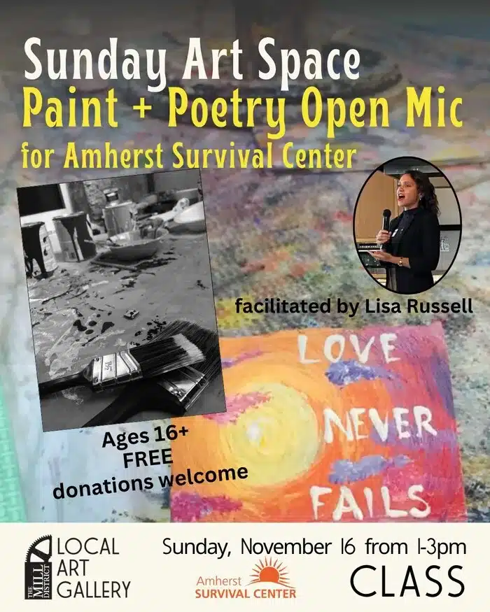 Paint & Poetry open mic
