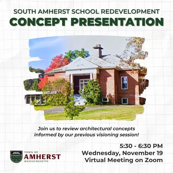 South Amherst School redevelopment 2025