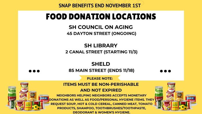 food drive South Hadley 2025