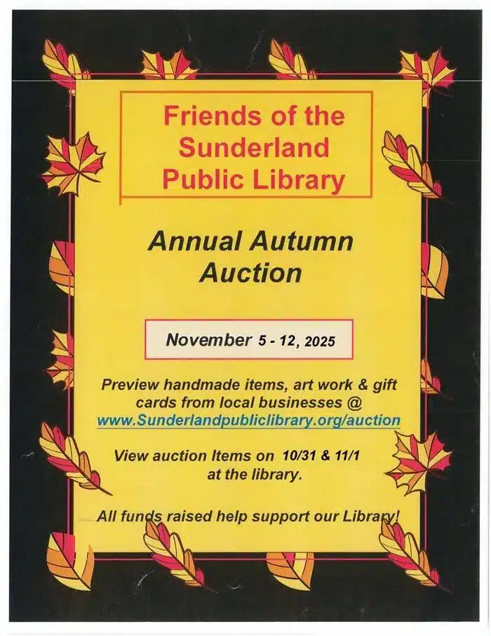 Sunderland Library auction 2025