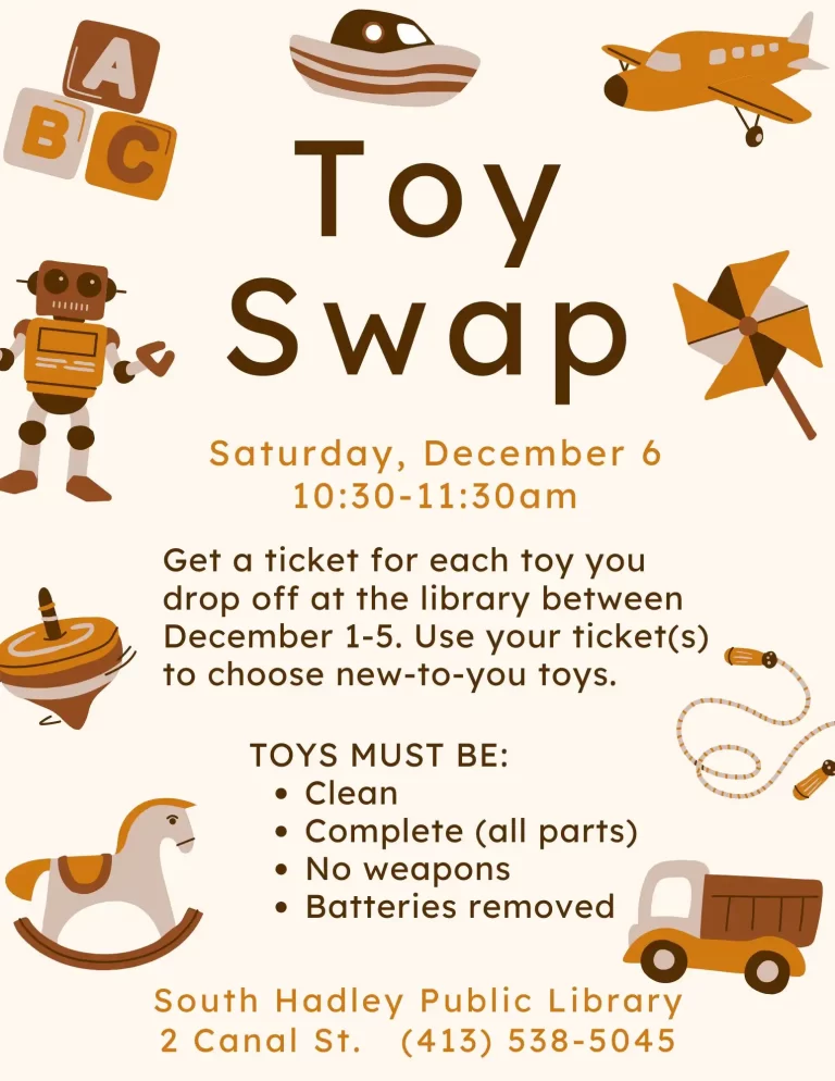 Toy Swap South Hadley Library