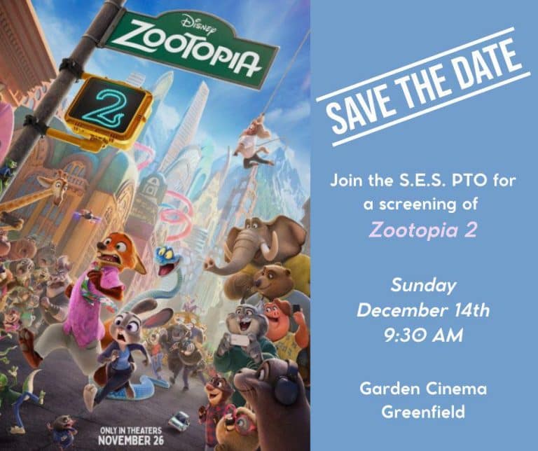 Zootopia 2 screening Greenfield