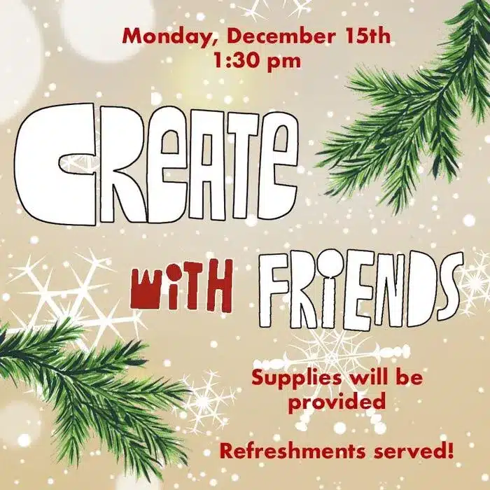 holiday craft workshop in Amherst