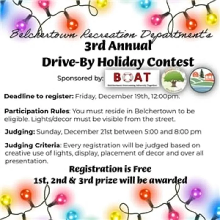 Belchertown holiday lights contest 2025
