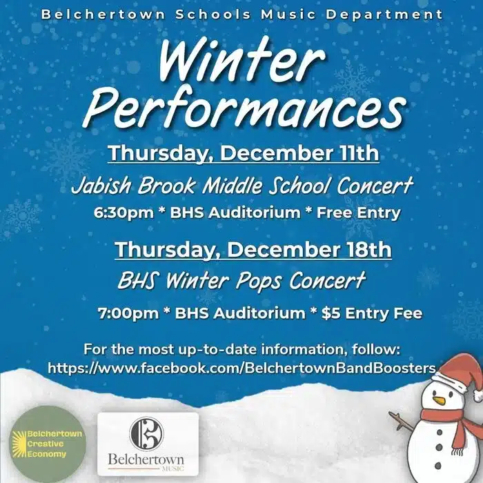 Belchertown winter concerts 2025