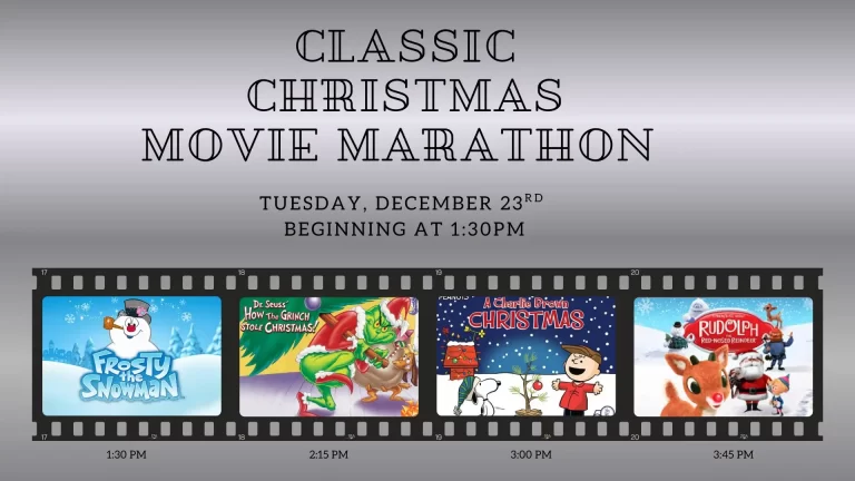 Hadley Public Library Christmas Movie Marathon