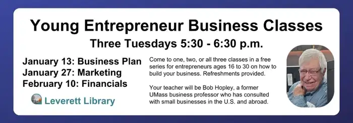 Leverett business workshops for entrepreneurs