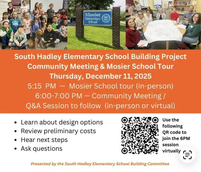 South Hadley Mosier School building project 2025