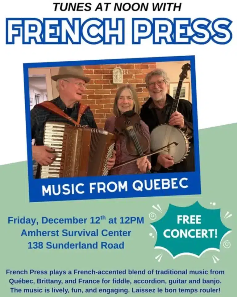 Tunes at Noon French Press Amherst