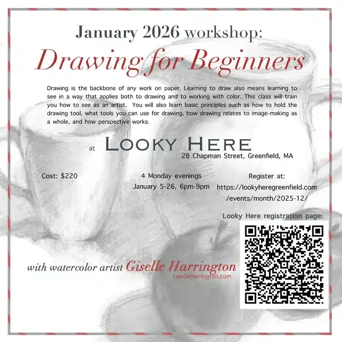 adult drawing class in Greenfield