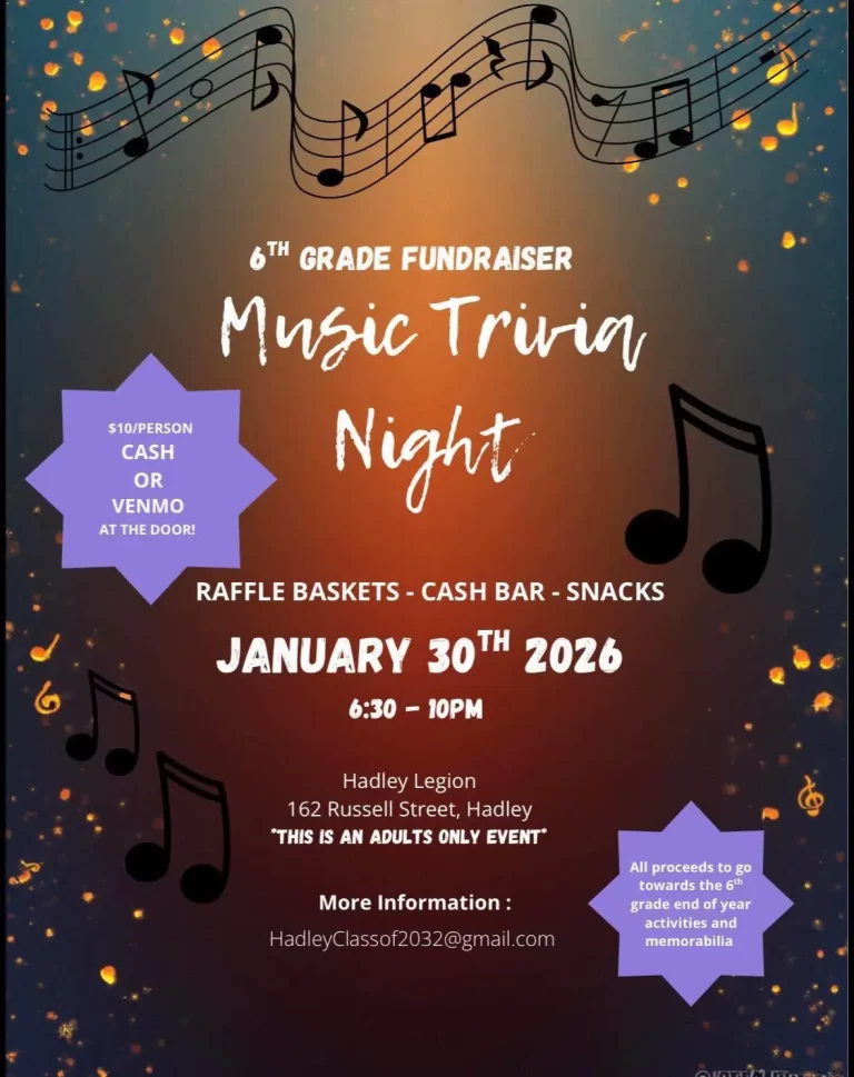 Hadley 6th Grade Music Trivia Night