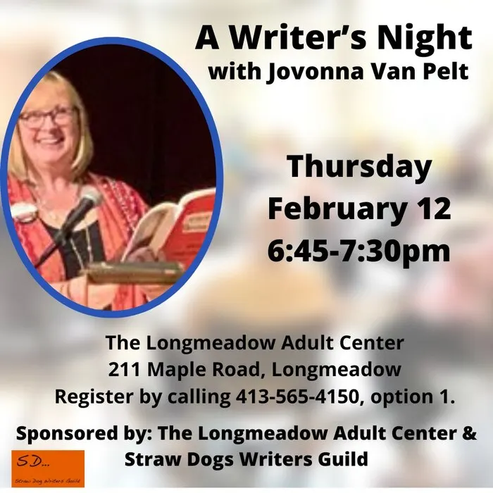 Jovonna Van Pelt reading in Longmeadow