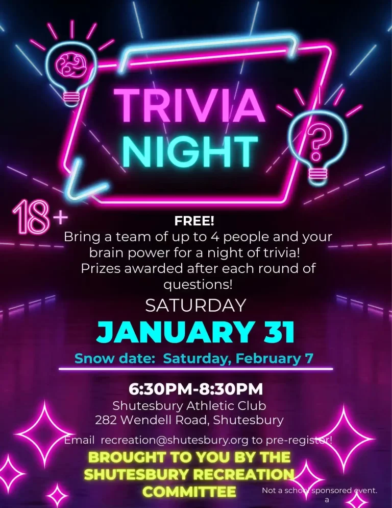 Shutesbury trivia night