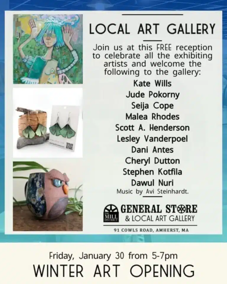 Winter Art Opening Amherst MA
