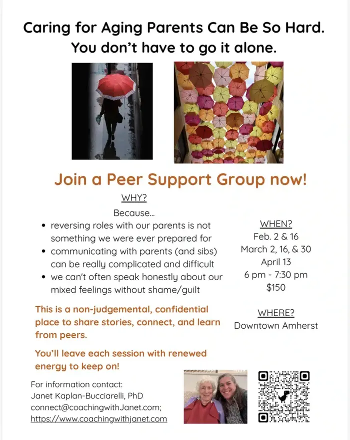 caregiver support group in Amherst