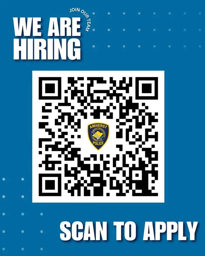 Amherst police hiring scan to apply