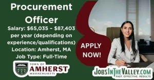 Amherst procurement officer job 2026