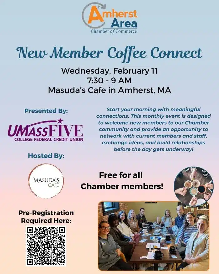 Amherst MA Chamber coffee connect