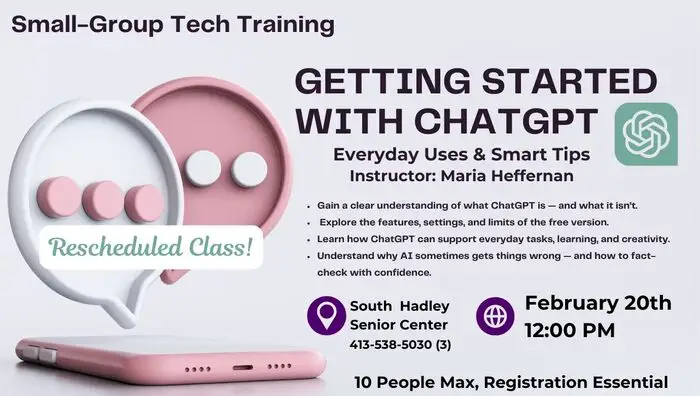 ChatGPT workshop in South Hadley
