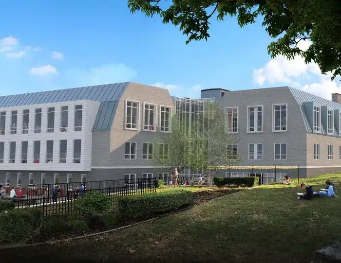 Jones Library topping off ceremony