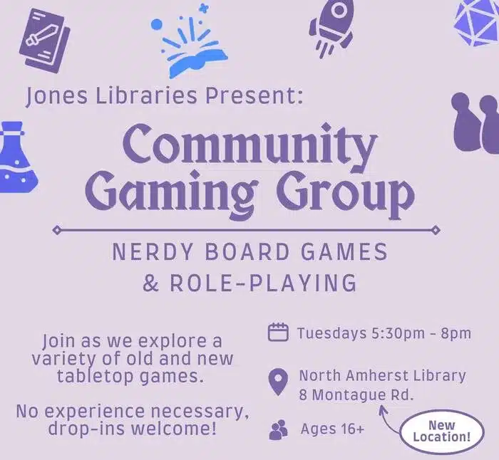 gaming group in North Amherst