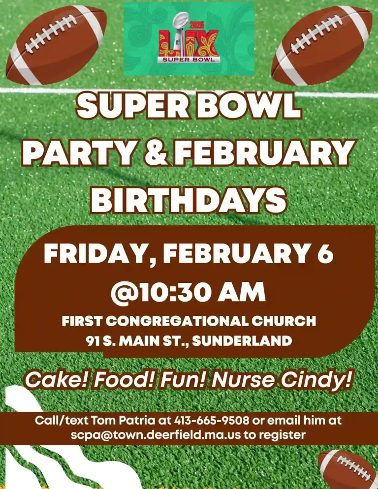 Sunderland Super Bowl Party 2026