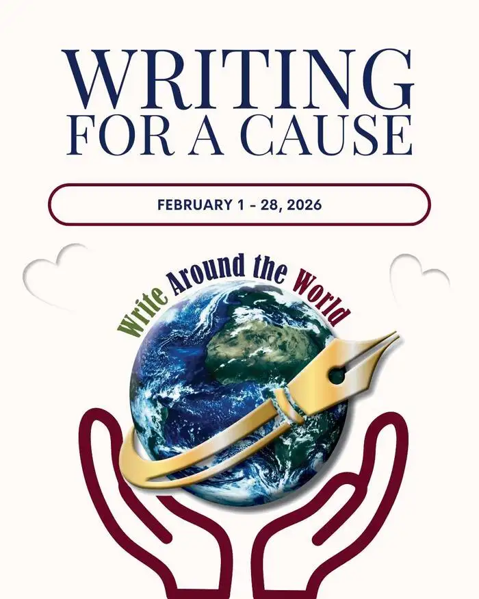 Write Around the World fundraiser 2026