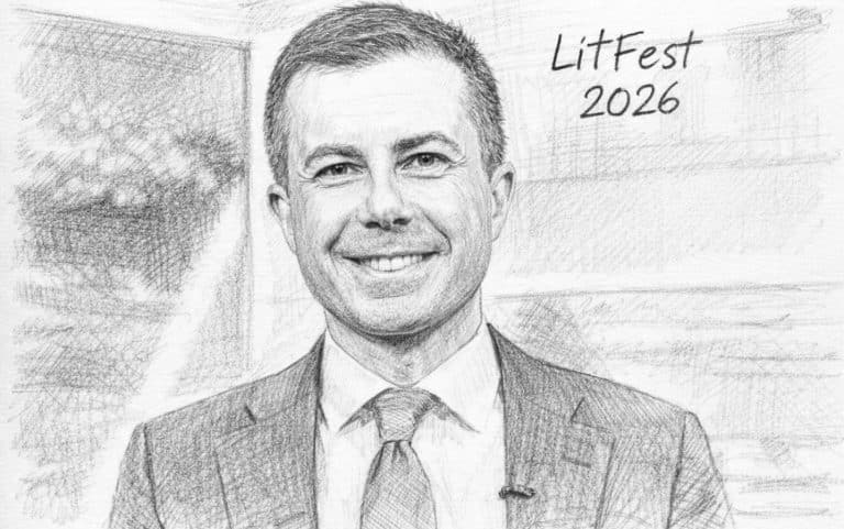 Pete Buttegieg will be at Litfest 2026.