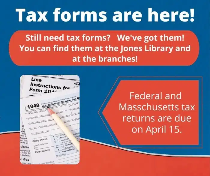 tax forms available in Amherst
