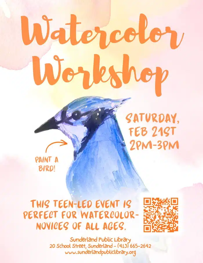 watercolor workshop in Sunderland