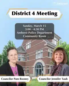 Amherst District 4 meeting March 2026